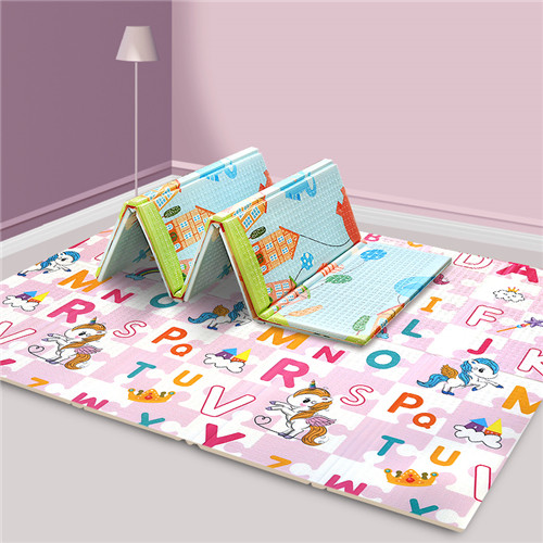 Boho Rainbow 50x50 Play Mat For Playpen, Washable Portable Baby Floor Playmat, Non Slip Foldabe Infant Crawling Mats, Tummy Time Mat Pad For Toddlers Baby Play Pen Mats For Home